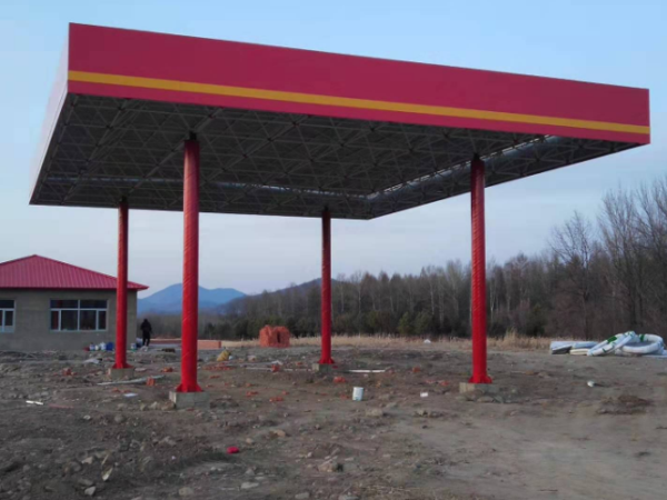 禹州加油站网架